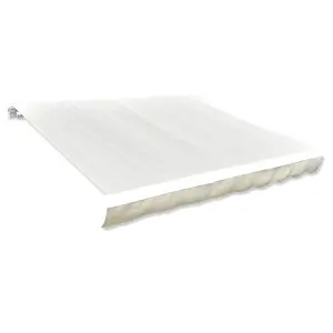 Awning Top Sunshade Canvas Cream 4x3m (Frame Not Included)