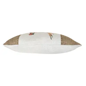 Evans Lichfield Hessian Pheasant Pheasant Rectangular Feather Rich Cushion