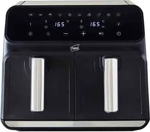 Neo Black Electric 8.5L Digital Air Fryer With Dual Drawer | Robert Dyas