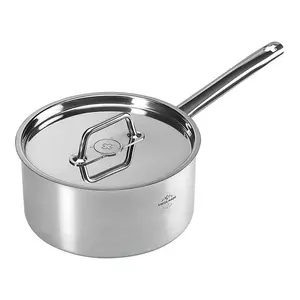 Kuhn Rikon Montreux Swiss Made Brushed Stainless Steel Induction Safe Saucepan, 14cm/1L