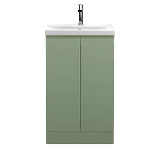 Urban 510mm Free-standing Single Vanity Unit Green