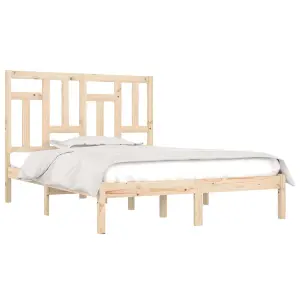 Berkfield Bed Frame Solid Wood Pine 120x200 cm