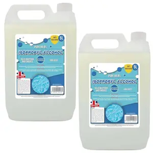 1x 5L Household Cleaning Disinfectant Strong Isopropyl IPA Cleaning Liquid For Grease Dirt Oil & Electronics