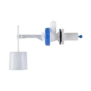 Fluidmaster Torbeck Plastic Side Entry Fill Valve White/Blue (One Size)