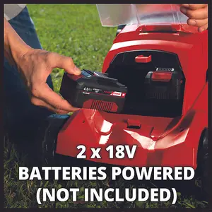 Einhell 37cm Cordless Lawnmower 36V Rotary Power X-Change 45L GE-CM 36/37 Li Solo - BODY ONLY