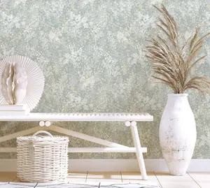 Galerie Flora Grey Soft Foliage Wallpaper