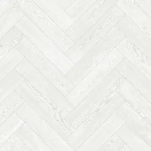 White Oak Chevron Vinyl Flooring 4m x 4m (16m2)