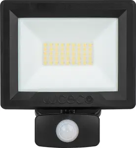 Luceco Essence 30W PIR Floodlight with Ball Joint and 1m Cable