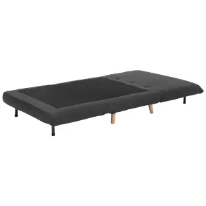 Beliani Retro Sofa Bed SETTEN Dark Grey