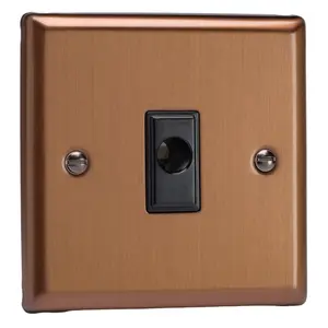 Varilight 16A Flex Outlet Plate Brushed Bronze