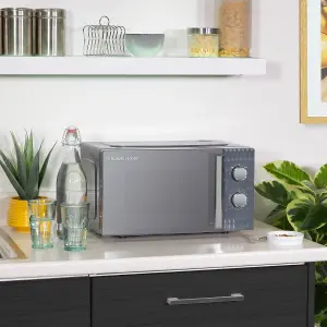 Russell Hobbs Honeycomb Microwave 17 Litre 700W Grey Manual RHMM715G