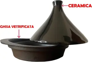 Brabantia Cast Iron & Ceramic Tajine Set