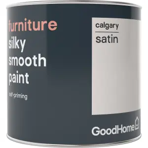 GoodHome Calgary Satin Furniture paint, 500ml