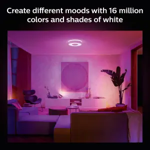 Philips Hue White and Colour Ambiance Infuse medium ceiling light White