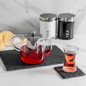 Argon Tableware - Glass Infuser Teapot - 800ml - Clear