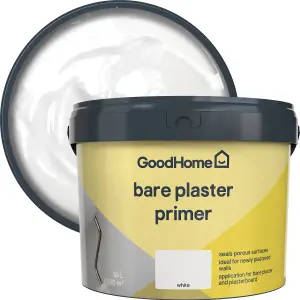 GoodHome White Wall & ceiling Primer & undercoat, 10L