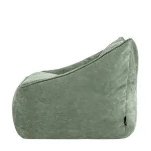 icon Natalia Chenille Armchair Bean Bag Sage Green Giant Bean Bag Chair