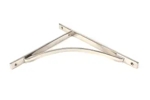 Polished Nickel Apperley Shelf Bracket (314mm x 250mm)