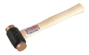 Sealey Copper Faced Hammer 1.75lb Hickory Shaft CFH02