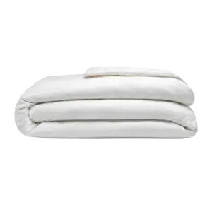 Belledorm Brushed Cotton Duvet Cover White (Double)