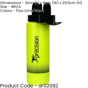 1 Litre Team Sport Hygiene Water Bottle - LIME/BLACK - Non Contact Mouth Nozzle