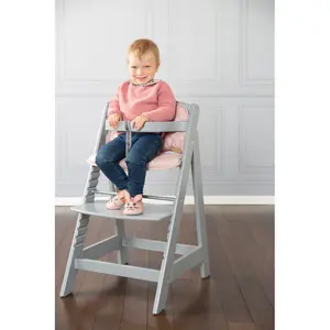 Sit Up High Chair Light grey