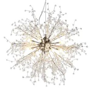 Garwarm Dandelion Chandelier LED Light Crystal Chandelier