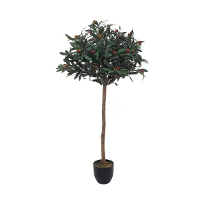 120cm H Garden Decoration Artificial Green Olive with Pot