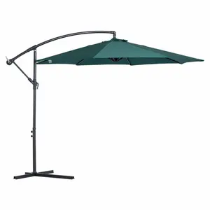 Oakland 300cm Cantilever Parasol Green