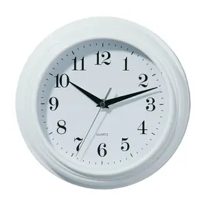 Maison by Premier Vintage White Plastic Wall Clock