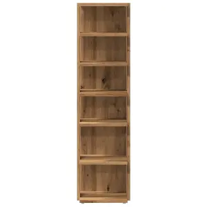 Berkfield Shoe Cabinet Artisan Oak 28x27x102 cm Engineered Wood