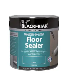 Blackfriar Professional Water Based Floor Sealer - Clear Gloss - 5 Litre