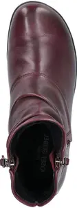 JOSEF SEIBEL Womens Naly 24 Amarena Zip Ankle Boots 79724 VL971 415 Si