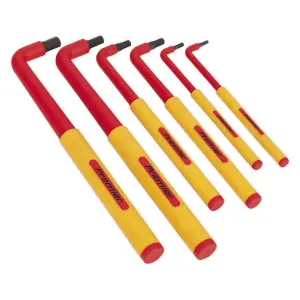 Sealey Hex Key Set 6pc Extra-Long VDE AK7177