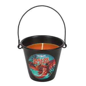 Something Different Dragon Blood Bucket Scented Candle Black/Orange (One Size)