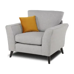 Modern Home Caxton 3+2 Seater Sofa Set with Armchair Silver