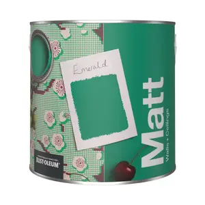 Rust-Oleum Washable Matt Wall Paint - Emerald 2.5L