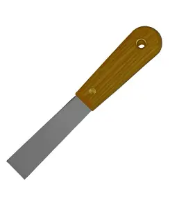 K Tool Wooden Handle Scraper Stiff 25Mm