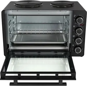 Electriq Eiq30lovn 30L Mini Oven With Dual Hotplates