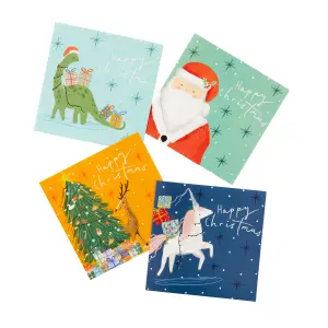 Shelter Kids Cube Box Christmas card, Pack of 16