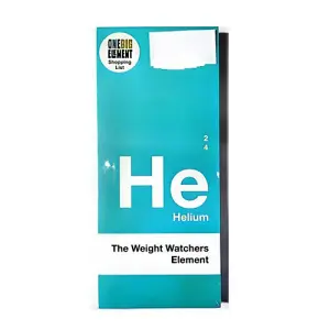 Onebig Element Helium Mini Notebook White/Teal (One Size)