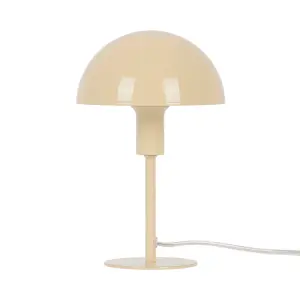 Nordlux Ellen Indoor Bedroom Living Dining Office Mini Table Lamp Light in Yellow (Diam) 16cm