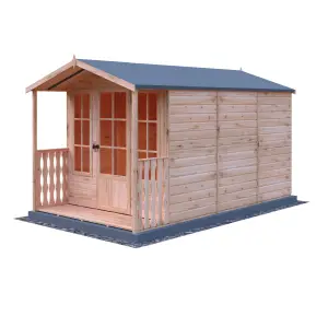 Shire Badminton & Verandah Summerhouse 7x12ft 12mm T&G