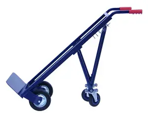 3 in 1 Heavy Duty Folding Solid Wheel Sack Truck, Easy Switch Configurations, Solid Wheels, Steel Framework, 200kg Capacity