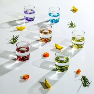 LAV - Adora Shot Glasses - 80ml - Multicolour - Pack of 6