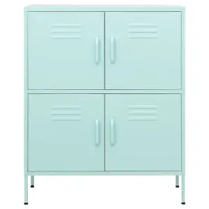 Berkfield Storage Cabinet Mint 80x35x101.5 cm Steel