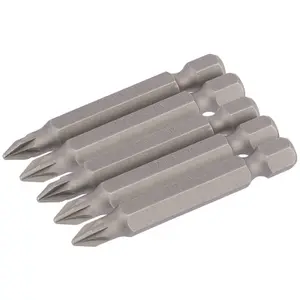 Draper No.1 1/4" Hex. PZ Type Insert Bit 50mm Long x 5 64281