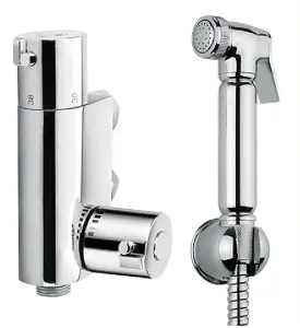 Aquarius FT Shattaf Douche Kit with Thermostatic Mini Valve Chrome