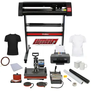 PixMax Da Vinci Bundle 5 in 1 Heat Press, Vinyl Cutter, Printer Bundle