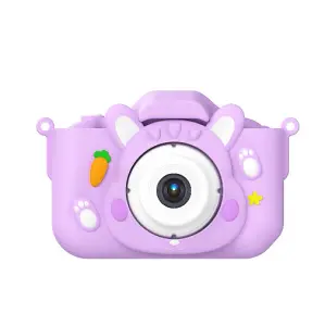 Purple New Mini Children HD Digital Toy Rabbit Camera